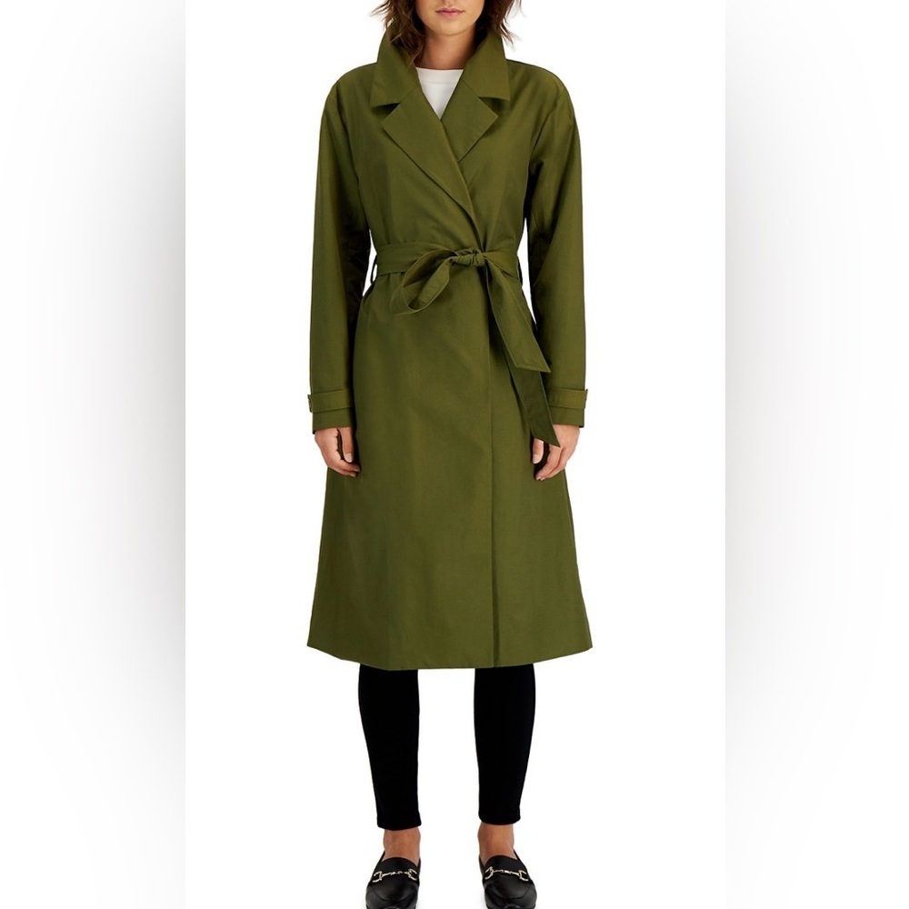 NWOT- Alfani's Olive petite belted trench jacket​